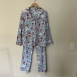 Kids Pajamas with Festive Print